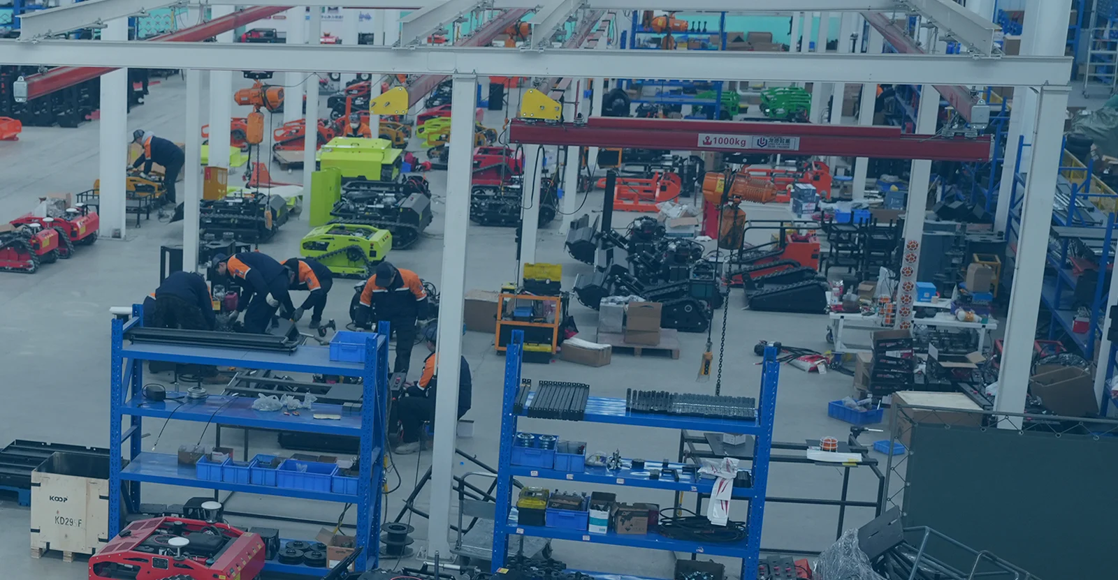 YHONG manufacturing floor in Jining